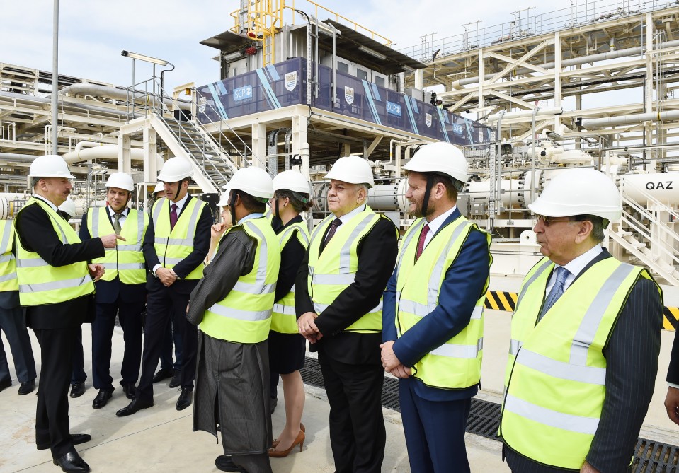 İlham Əliyev Cənub Qaz Dəhlizinin açılış mərasimində  - FOTOLAR